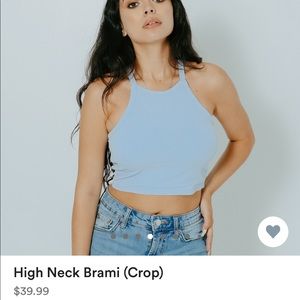 High neck crop